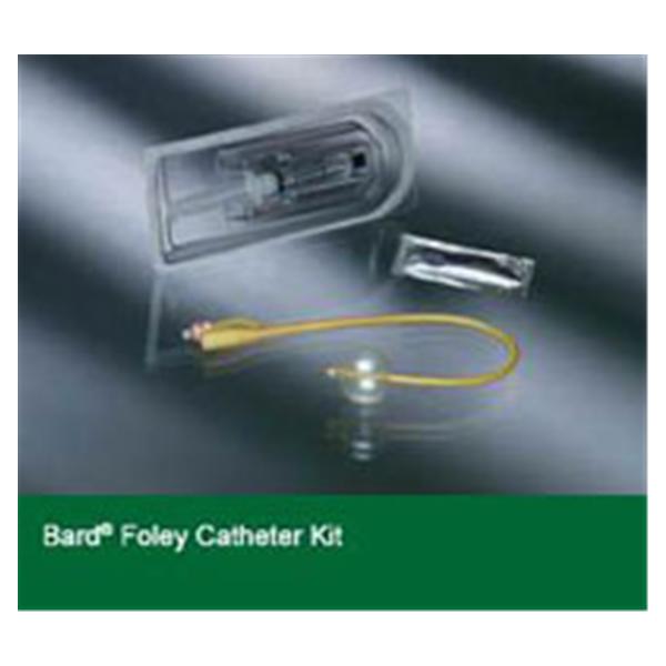 Kit Foley Catheter Bardex 16Fr 5cc Silicone Coated 20/CA